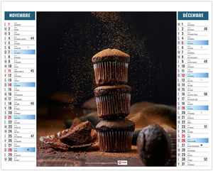 Calendrier 2 en 1 personnalisable Fooding 2027 6