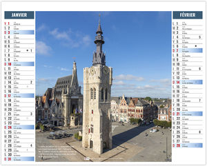 Calendrier 2 en 1 personnalisable Histoire 2027 1