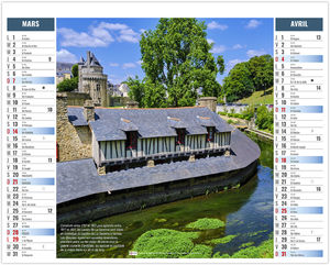 Calendrier 2 en 1 personnalisable Histoire 2027 2