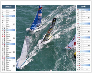 Calendrier 2 en 1 personnalisable Marin 2027 4