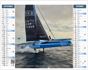 Calendrier 2 en 1 personnalisable Marin 2027 5