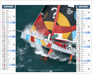 Calendrier 2 en 1 personnalisable Marin 2027 6