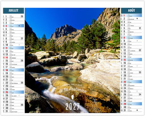 Calendrier 2 en 1 personnalisable Terra di Sol 2027 4