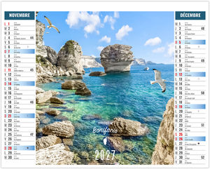 Calendrier 2 en 1 personnalisable Terra di Sol 2027 6