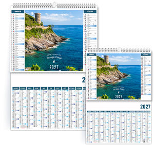Calendrier 2 en 1 personnalisable Terra di Sol 2027