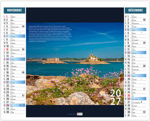 Calendrier 2 en 1 personnalisé Calme 2027 6