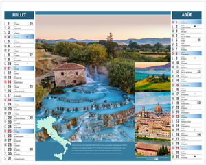 Calendrier 2 en 1 personnalisé Eau 2027 4