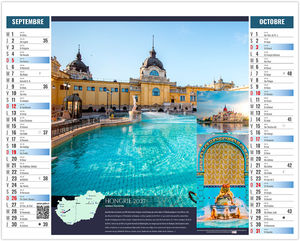 Calendrier 2 en 1 personnalisé Eau 2027 5