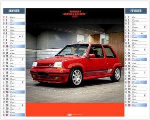 Calendrier 2 en 1 personnalisé Rallye 2027 1