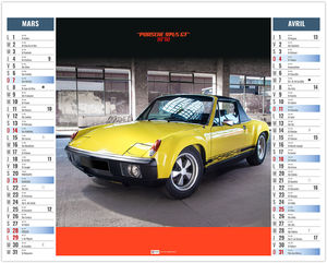 Calendrier 2 en 1 personnalisé Rallye 2027 2