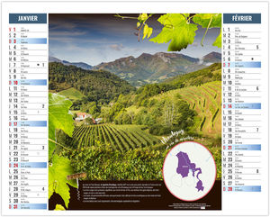 Calendrier 2 en 1 personnalisé Terroir 2027 1