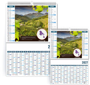 Calendrier 2 en 1 personnalisé Terroir 2027