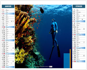 Calendrier 2 en 1 personnalisé Ultra 2027 1