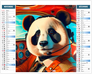 Calendrier 2 en 1 personnalisé Urbain 2027 6