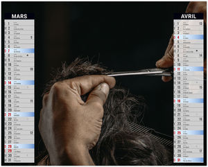 Calendrier 2 en 1 publicitaire Illustre 2 en 1 Création 2027 2