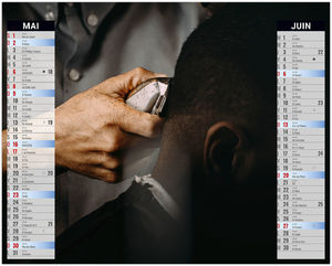 Calendrier 2 en 1 publicitaire Illustre 2 en 1 Création 2027 3