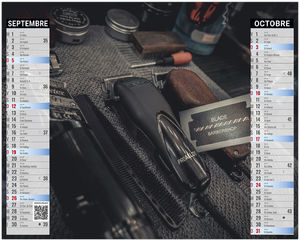 Calendrier 2 en 1 publicitaire Illustre 2 en 1 Création 2027 5