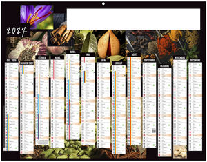 Calendrier bancaire entreprise Condiments 2027 1