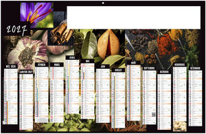 Calendrier bancaire entreprise Condiments 2027