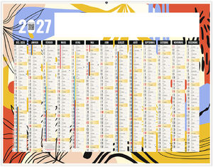 Calendrier bancaire entreprise Flora 2027 1