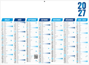Calendrier bancaire entreprise Florentin 2027 2