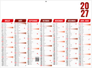 Calendrier bancaire entreprise Florentin 2027 4