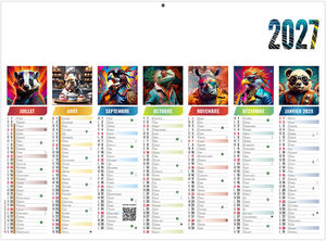 Calendrier bancaire entreprise Florian 2027 2