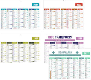 Calendrier bancaire entreprise Gameco 2027