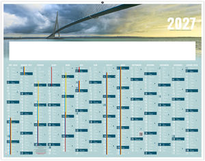 Calendrier bancaire entreprise Grand Large 2027 1