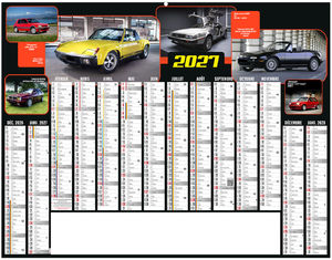 Calendrier bancaire entreprise Jacky 2027 2