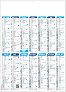 Calendrier bancaire entreprise Marianne 2027 1