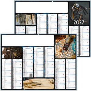 Calendrier bancaire personnalisable Artisanal 2027