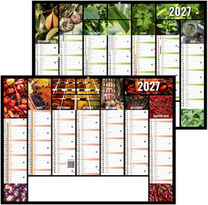 Calendrier bancaire personnalisable Caméléon 2027