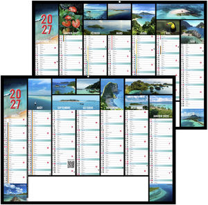Calendrier bancaire personnalisable Jeanne 2027