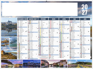 Calendrier bancaire personnalisable Julien 2027 1