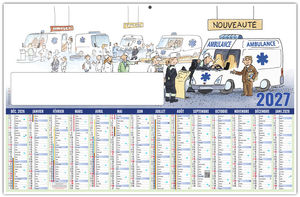 Calendrier bancaire personnalisable L'Ambulancier 2027 1