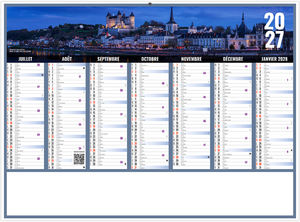 Calendrier bancaire personnalisable Liberté Pays-de-Loire 2027 2