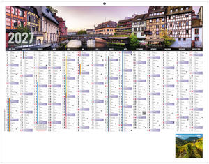 Calendrier bancaire personnalisable Libre Choix Alsacien 2027 1