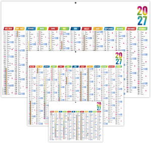 Calendrier bancaire personnalisable Maximilien 2027