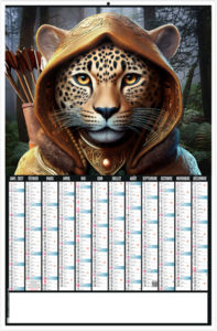 Calendrier bancaire personnalisable Robin Wood 2027 1
