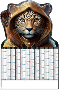 Calendrier bancaire personnalisable Robin Wood 2027
