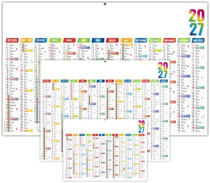 Calendrier bancaire personnalisé Casimir 2027