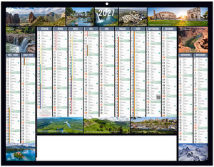 Calendrier bancaire personnalisé Continental 2027 1