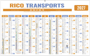 Calendrier bancaire personnalisé Ecomax 2027 3