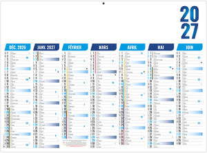 Calendrier bancaire personnalisé Florentin 2027 1