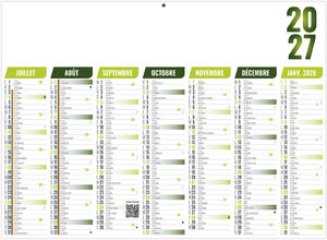 Calendrier bancaire personnalisé Florentin 2027 6