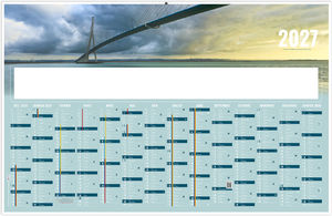 Calendrier bancaire personnalisé Grand Large 2027