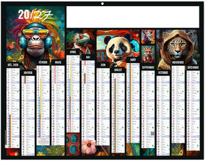 Calendrier bancaire publicitaire Artistes 2027 1