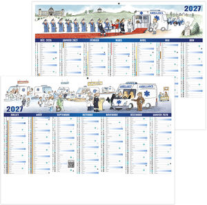 Calendrier bancaire publicitaire De Toute Urgence 2027