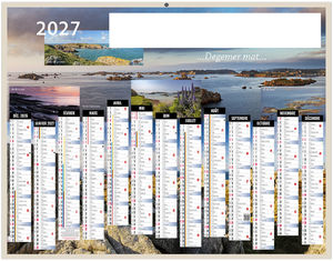 Calendrier bancaire publicitaire Degemer Mat 2027 1